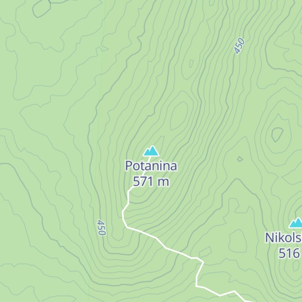 Map of Potanina