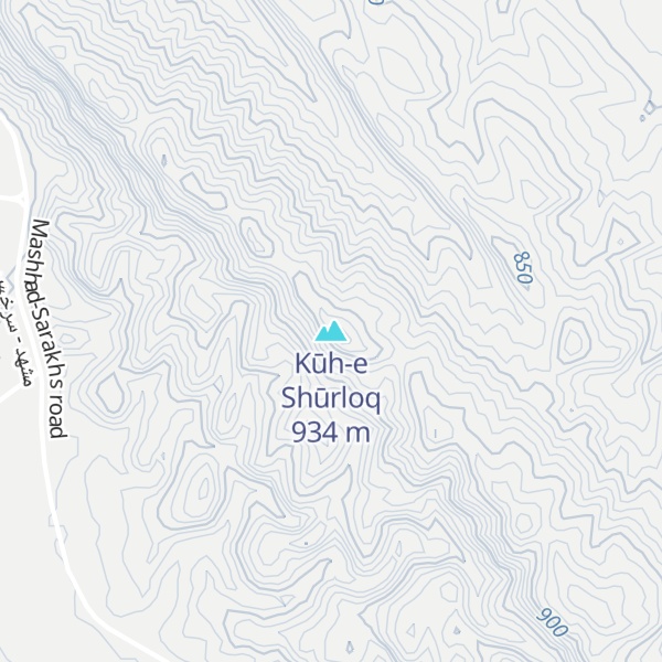 Map of Kūh-e Shūrloq