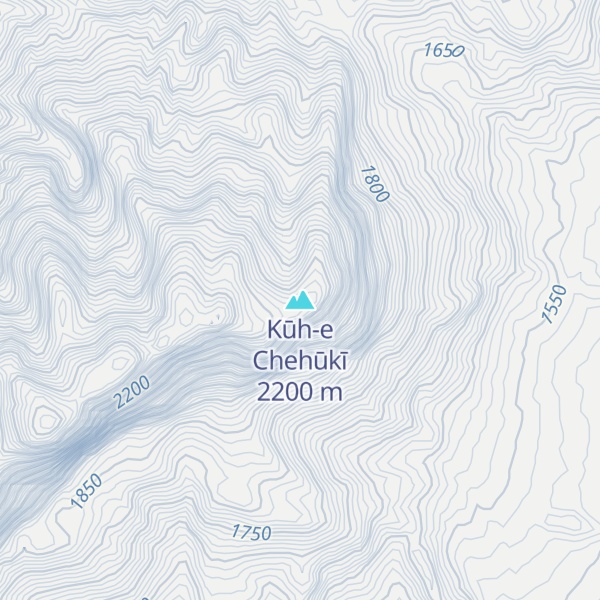 Map of Kūh-e Chehūkī