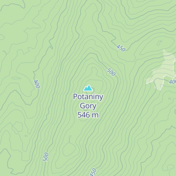 Map of Potaniny Gory