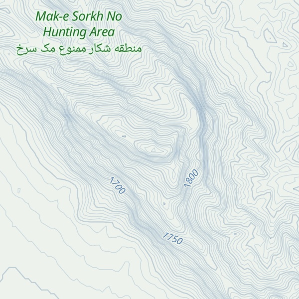 Map of Kūh-e Zīrgī