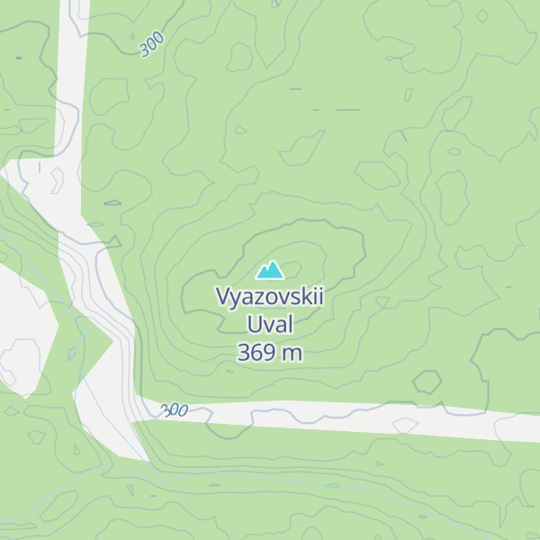 Map of Vyazovskii Uval