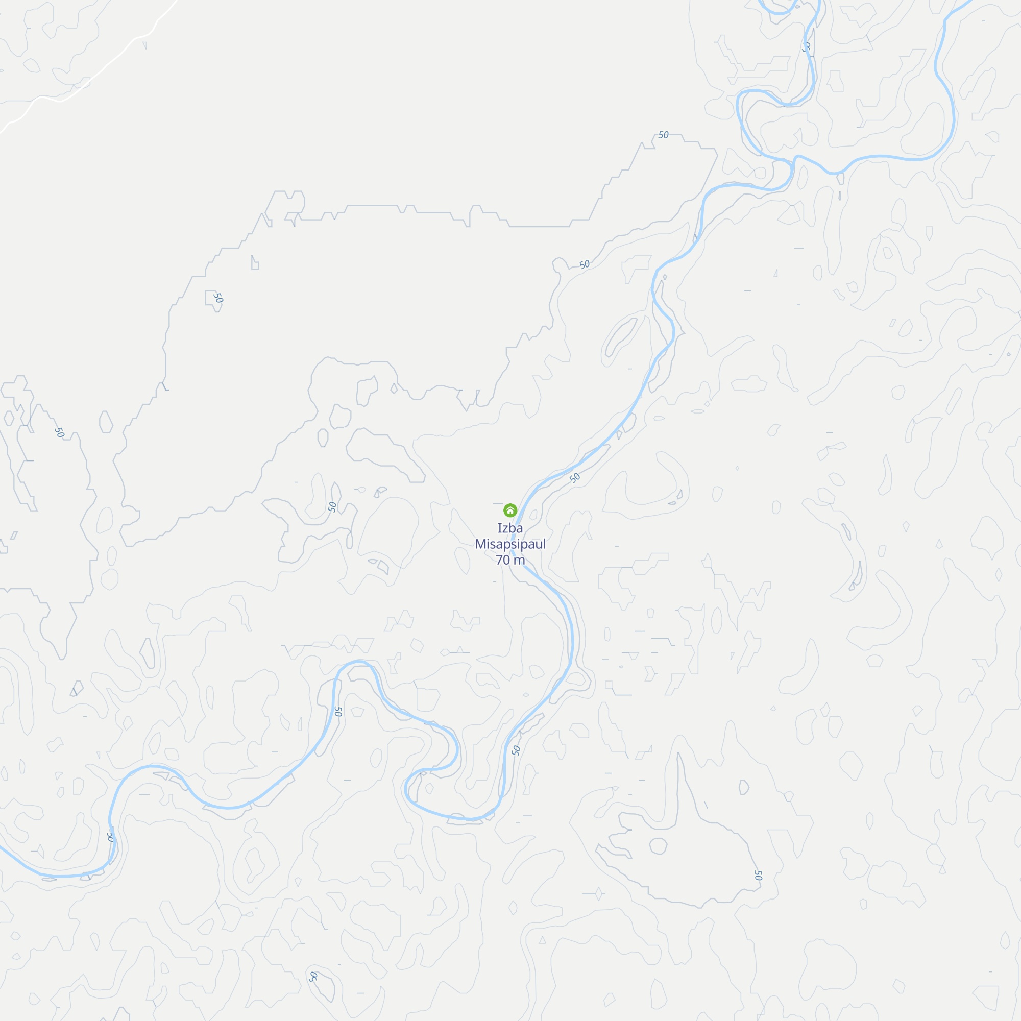 Izba Misapsipaul map