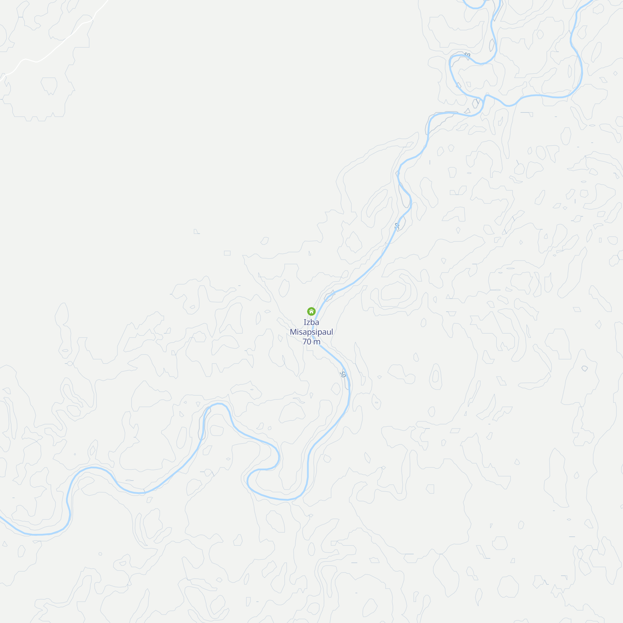 Izba Misapsipaul map