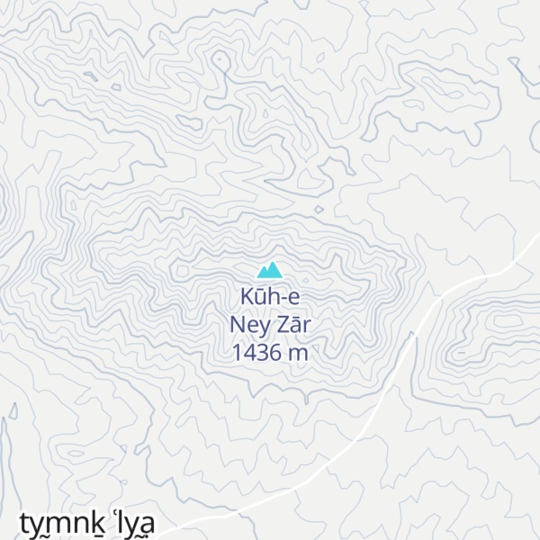 Map of Kūh-e Ney Zār