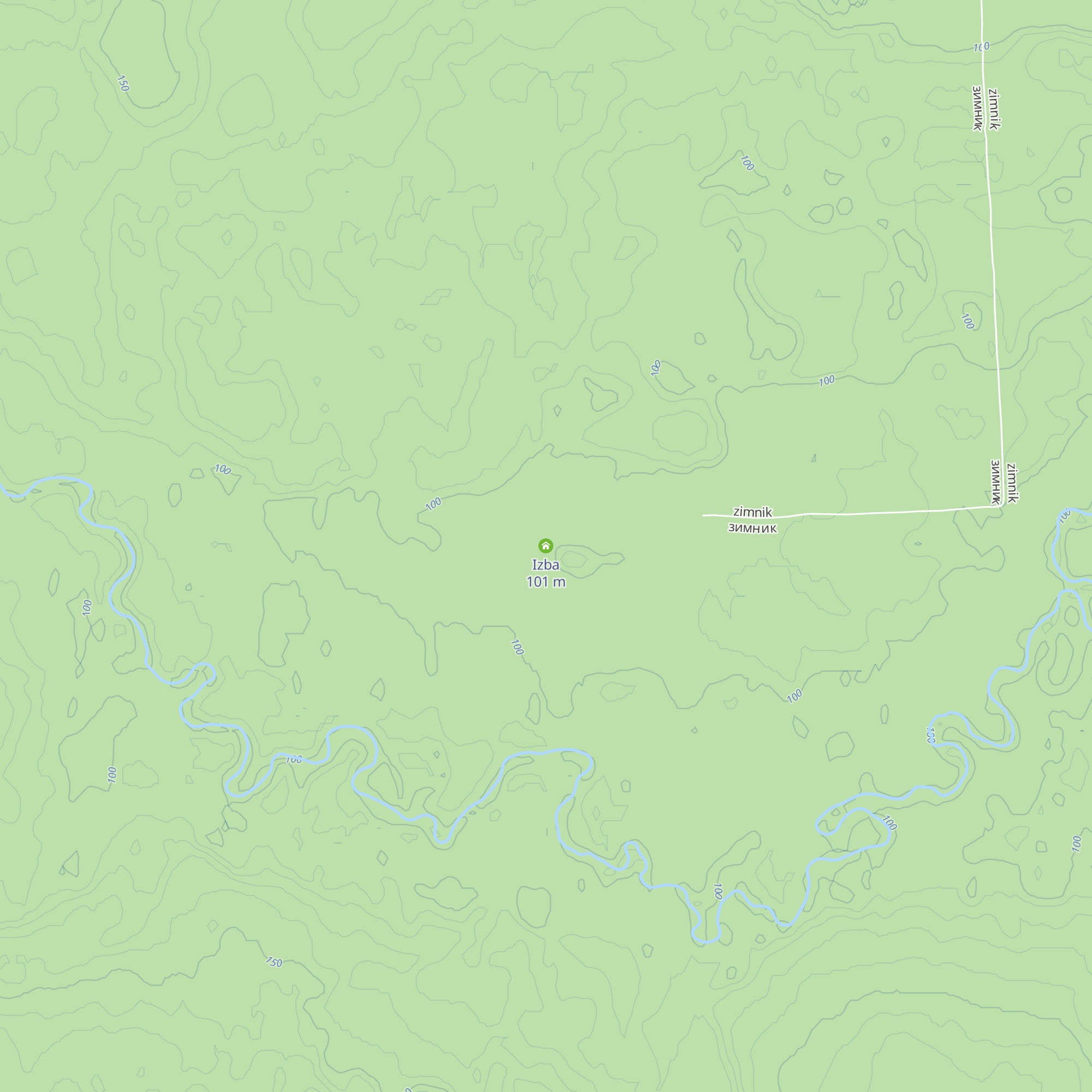 Izba map