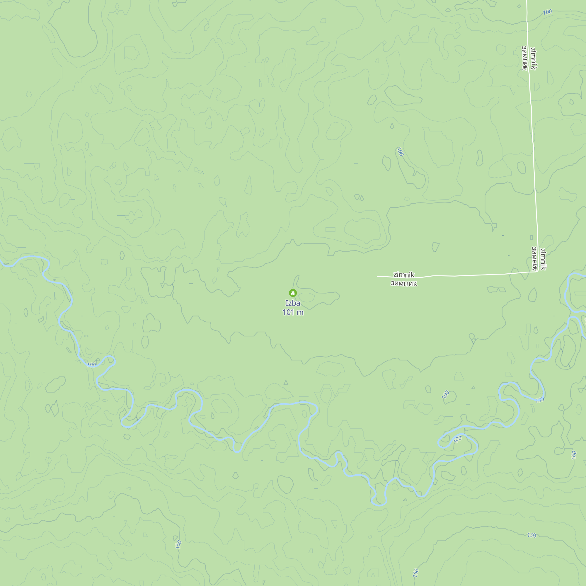 Izba map