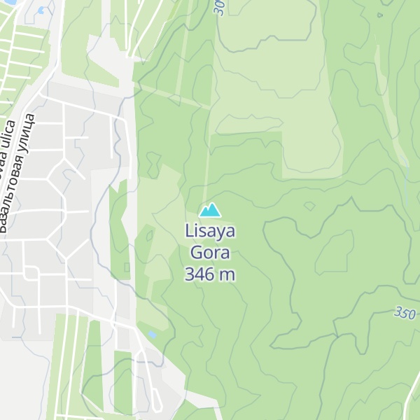 Map of Lisaya Gora