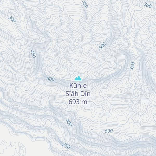 Map of Kūh-e Sīāh Dīn