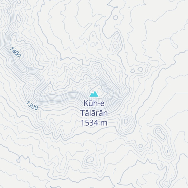 Map of Kūh-e Tālārān