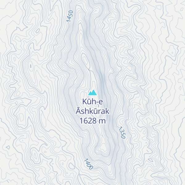 Map of Kūh-e Āshkūrak