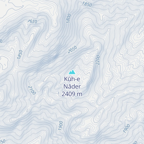 Map of Kūh-e Nāder