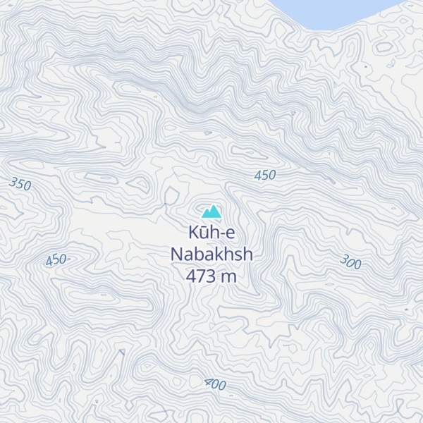 Map of Kūh-e Nabakhsh