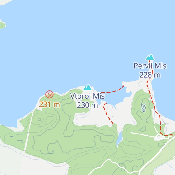 Map of Vtoroi Mis