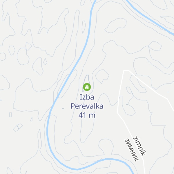 Map of Izba Perevalka