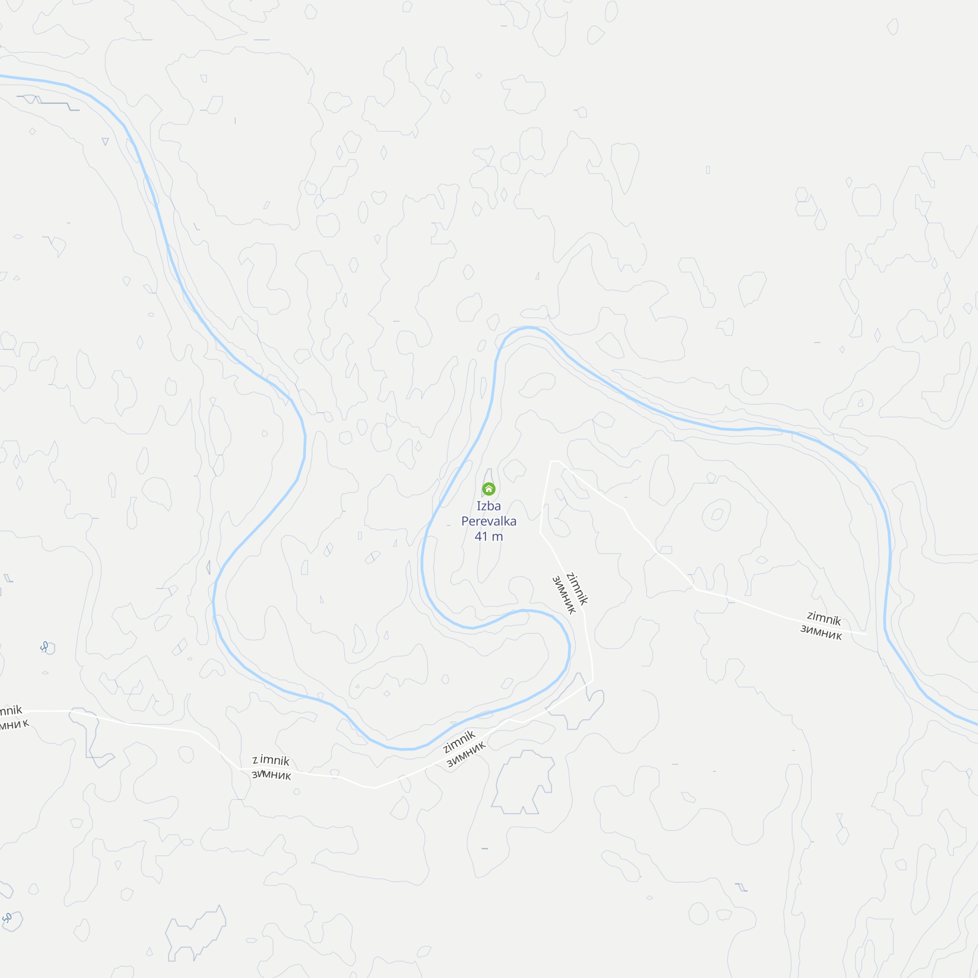 Izba Perevalka map