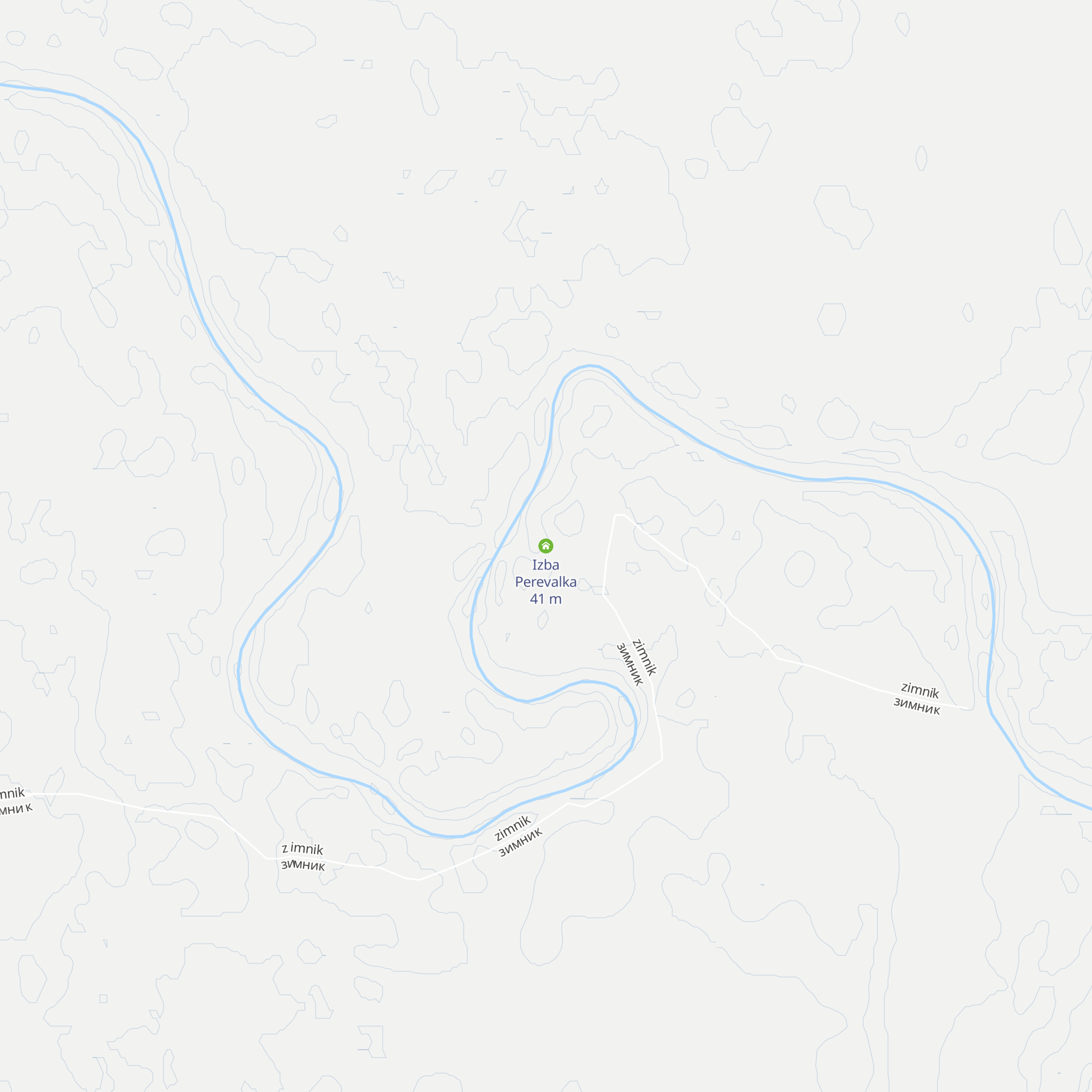 Izba Perevalka map