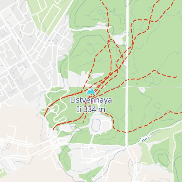 Map of Listvennaya Ii