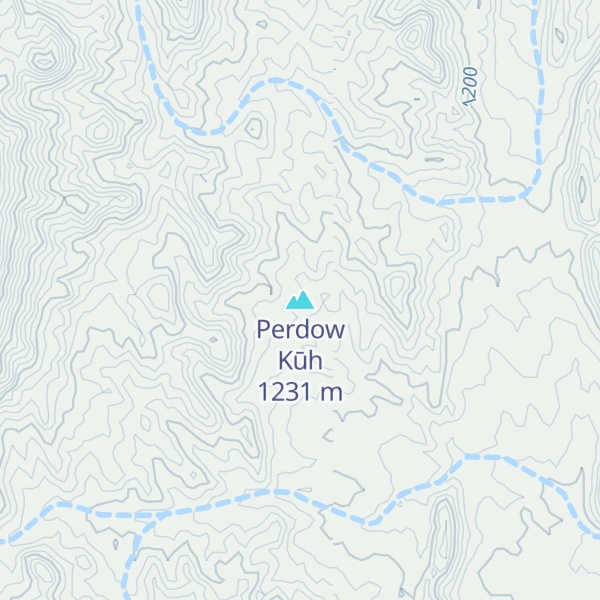 Map of Perdow Kūh