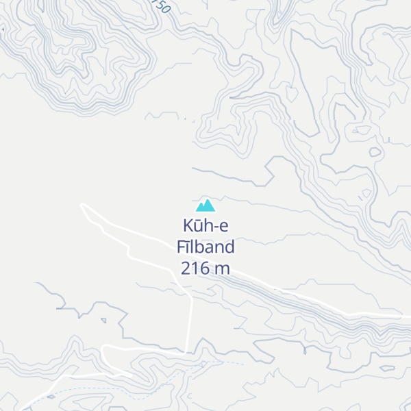 Map of Kūh-e Fīlband