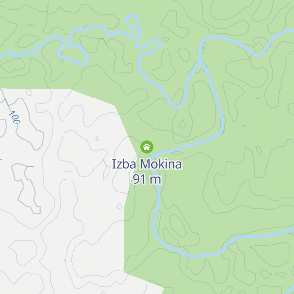 Map of Izba Mokina