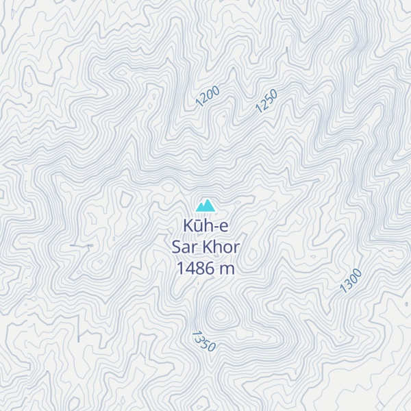 Map of Kūh-e Sar Khor