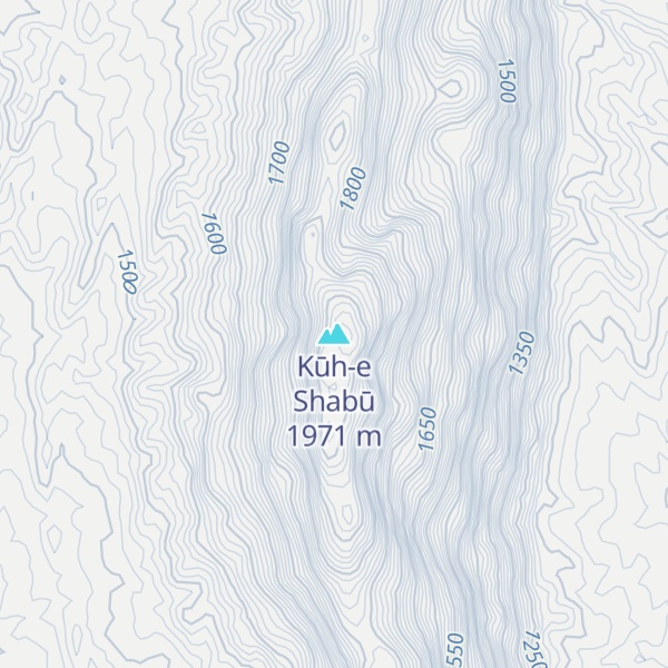 Map of Kūh-e Shabū