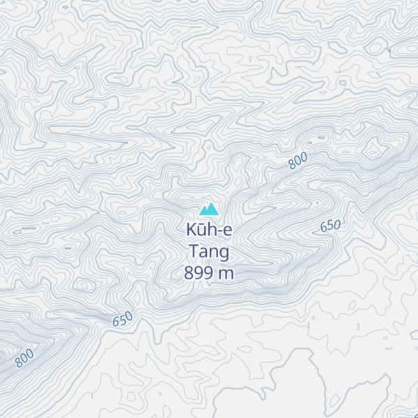 Map of Kūh-e Tang