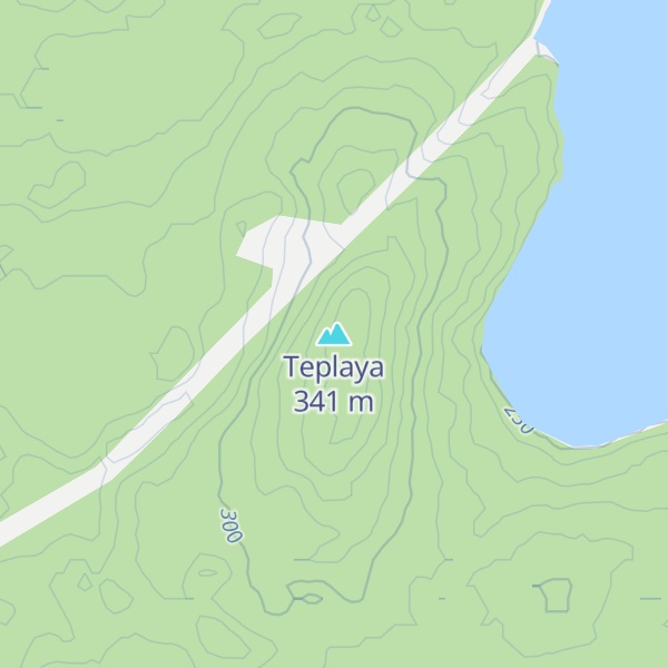 Map of Teplaya