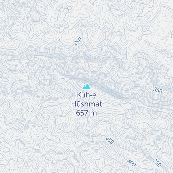 Map of Kūh-e Hūshmat