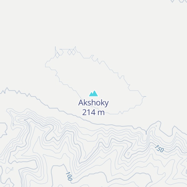 Map of Akshoky