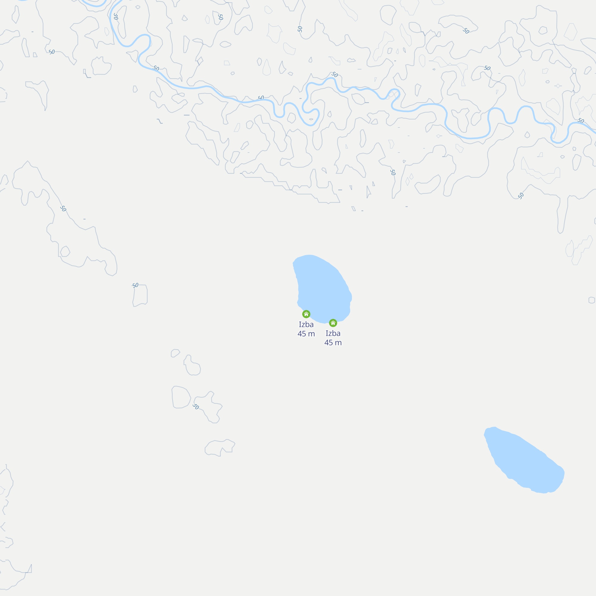 Izba map