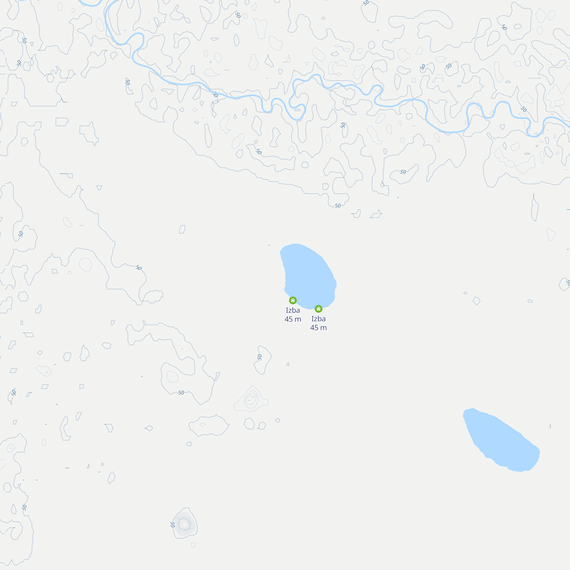 Izba map