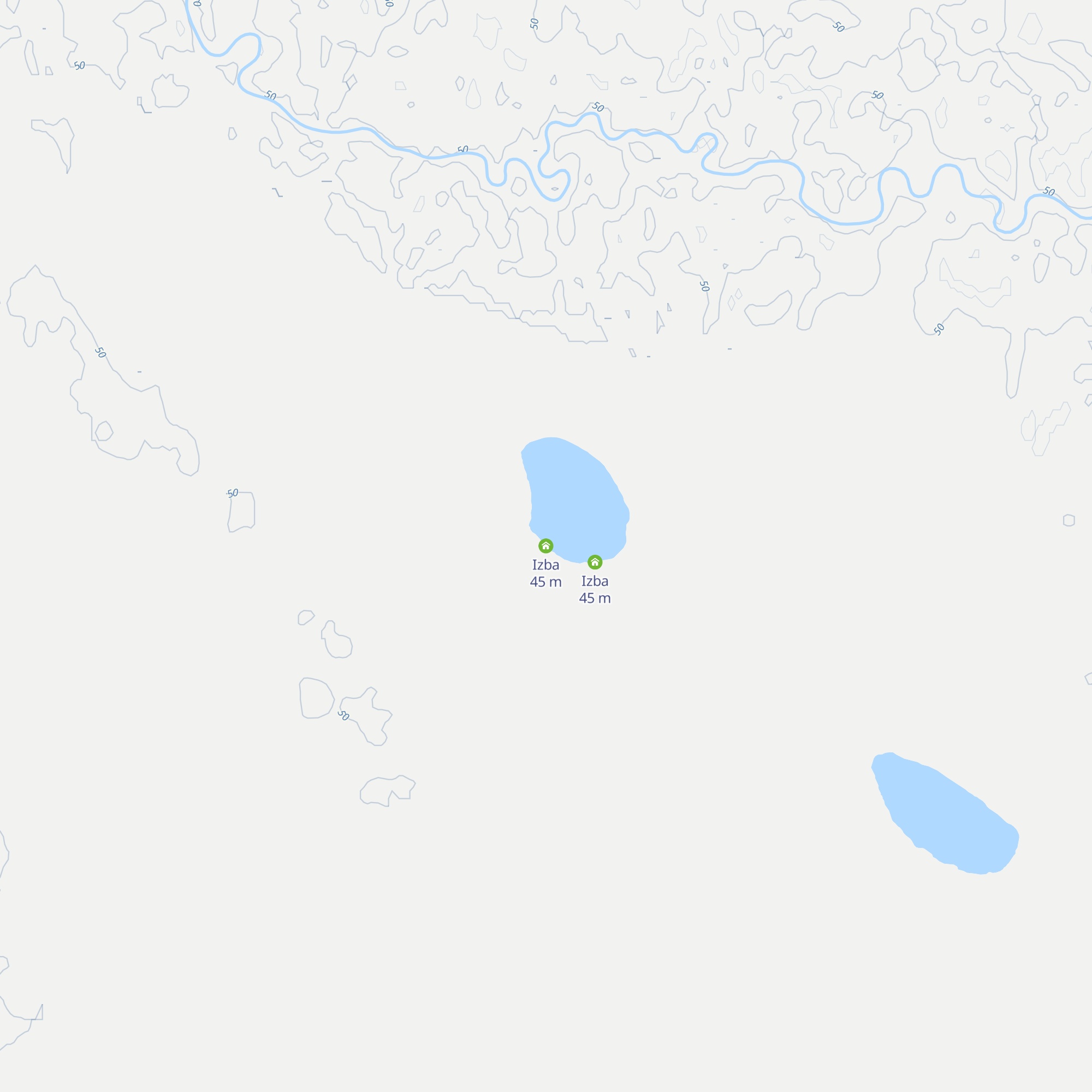 Izba map