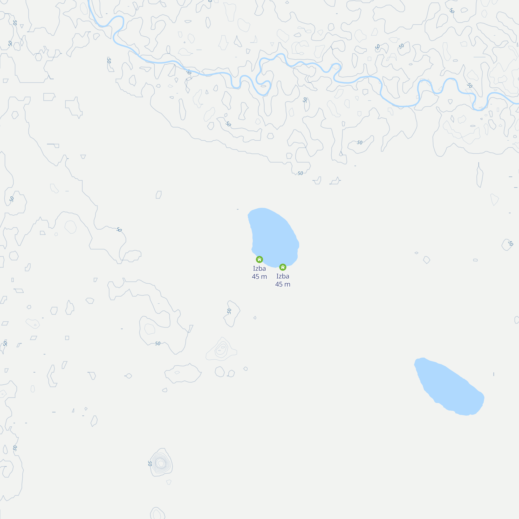 Izba map