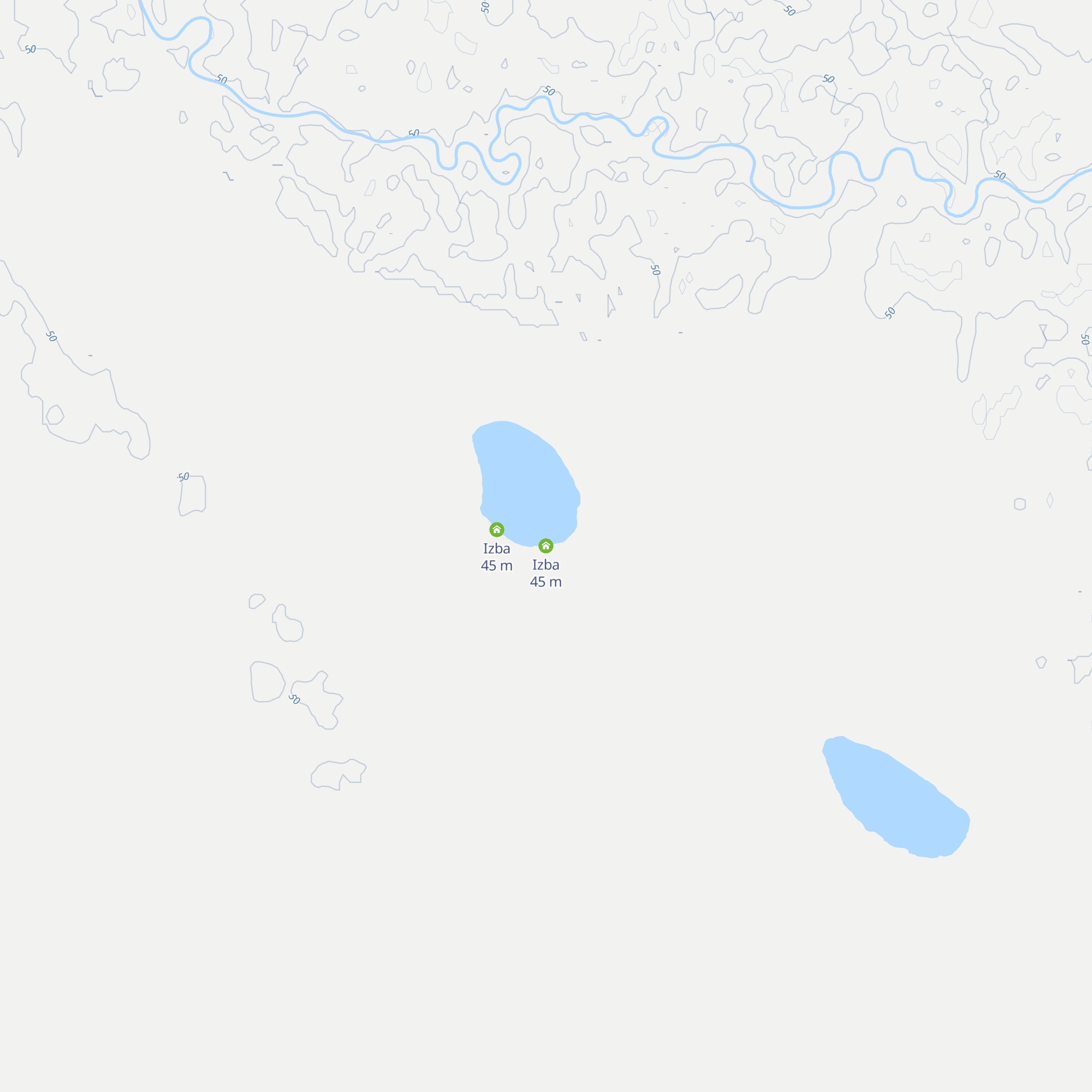 Izba map