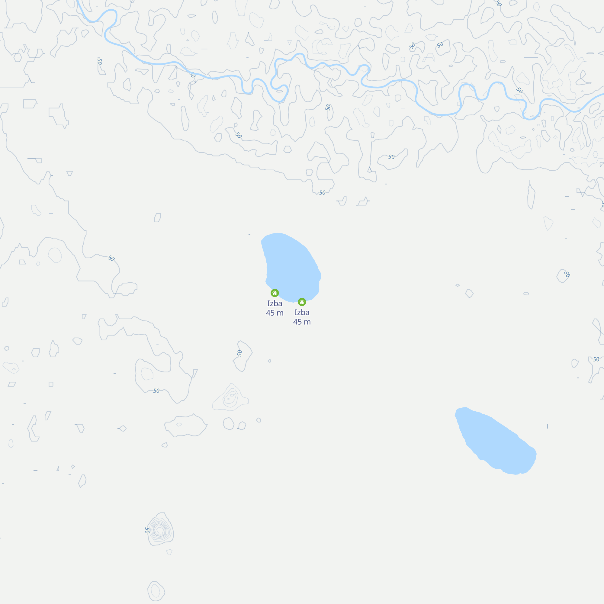 Izba map