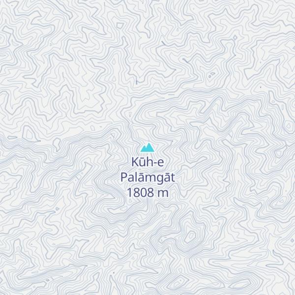 Map of Kūh-e Palāmgāt