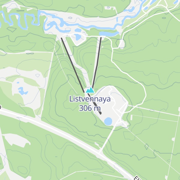 Map of Listvennaya