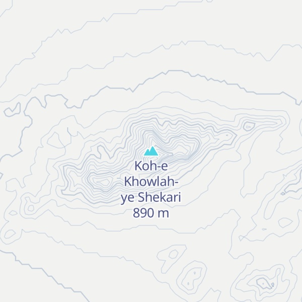 Map of Koh-e Khowlah-ye Shekari