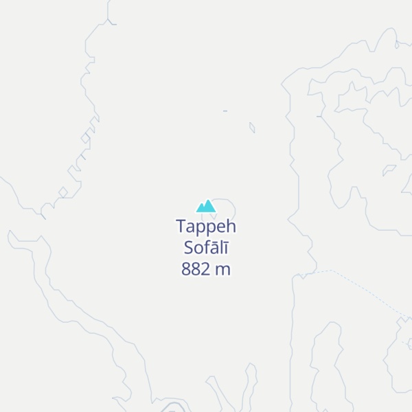 Map of Tappeh Sofālī