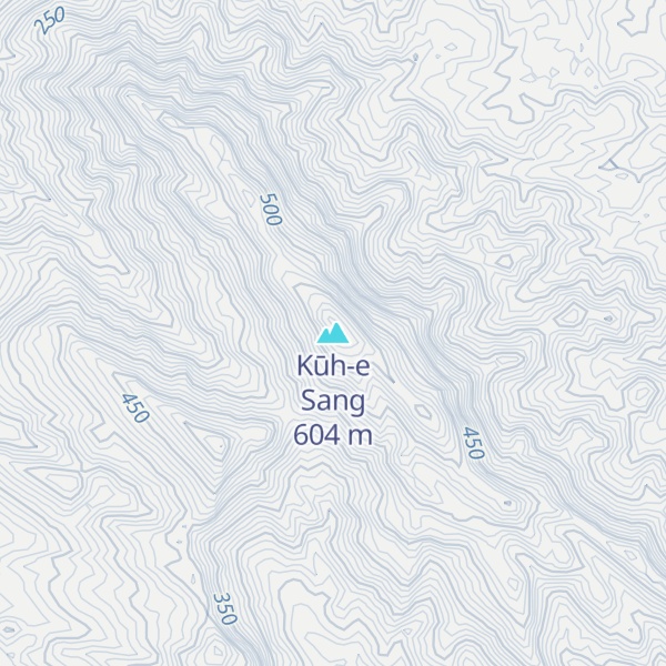 Map of Kūh-e Sang