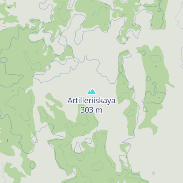Map of Artilleriiskaya