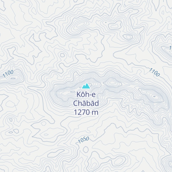 Map of Kōh-e Chābād