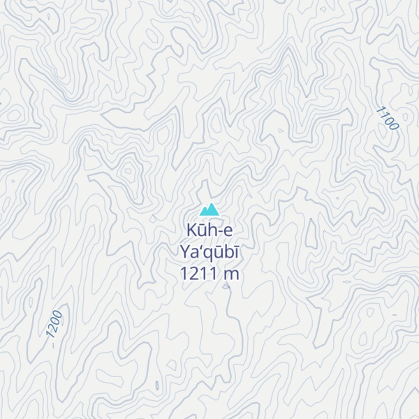 Map of Kūh-e Ya‘qūbī
