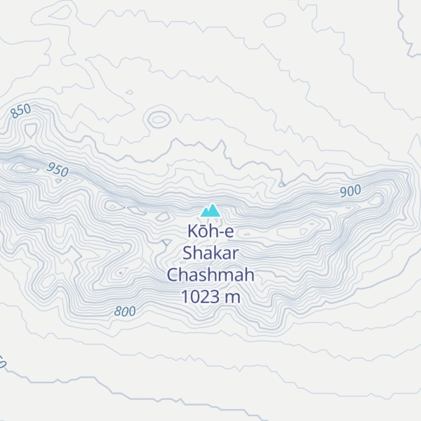 Map of Kōh-e Shakar Chashmah