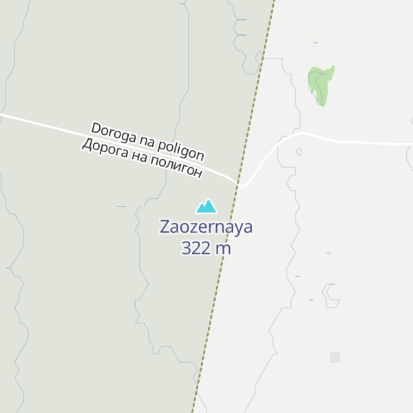 Map of Zaozernaya