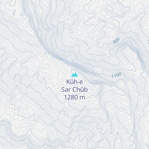 Map of Kūh-e Sar Chūb