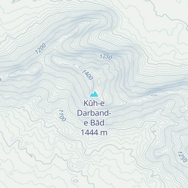 Map of Kūh-e Darband-e Bād