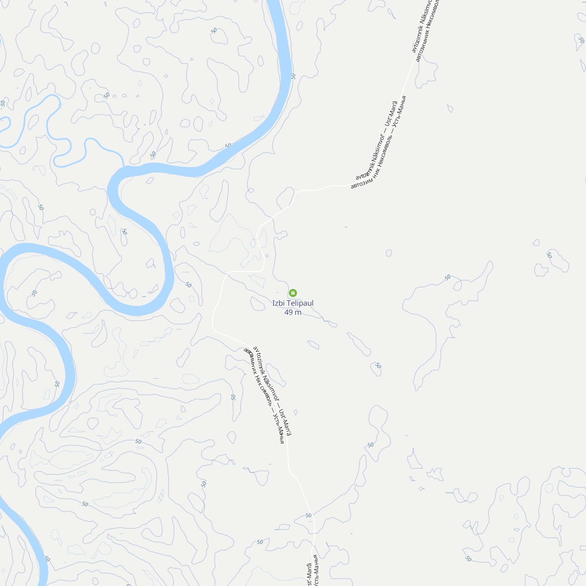 Izbi Telipaul map